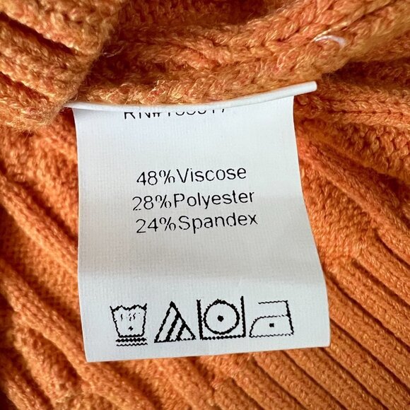 NEW Princess Polly Sydney Cropped Orange Sweater Vest Sz XS/S - Picture 8 of 10